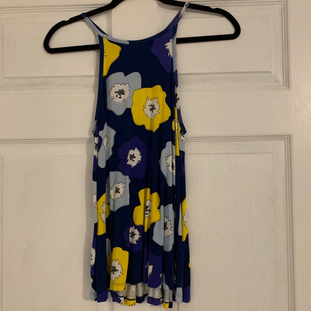 Ava Sky Floral Racerback Tank